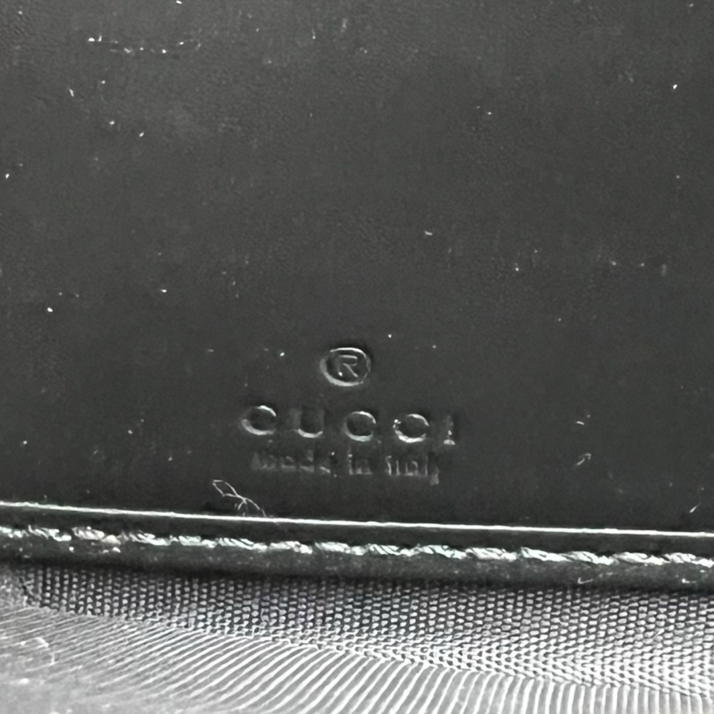 Gucci Monogram Bee Leather Zip Around Wallet - Picture 5 of 7